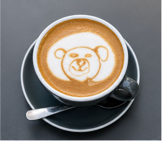 Nice coffee shop moment
